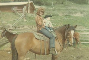 Horseback with child
